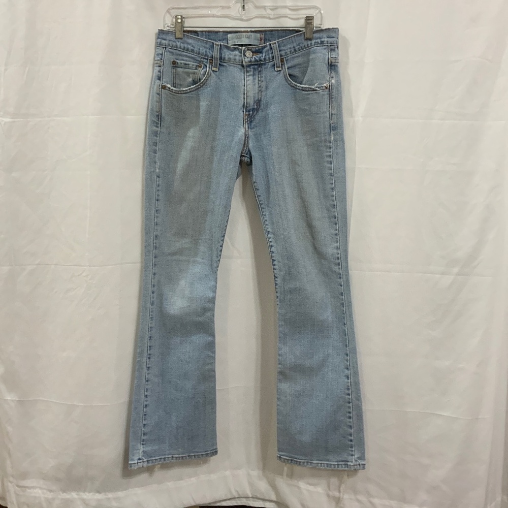 Levi's 515 Boot Cut Denim Jeans Women's 8M pre-owned in well loved soft broke-in